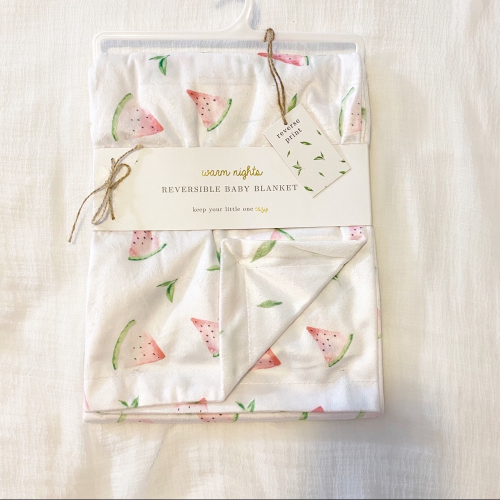 Warm Nights Reversible Baby Blanket - Picture 2 of 7